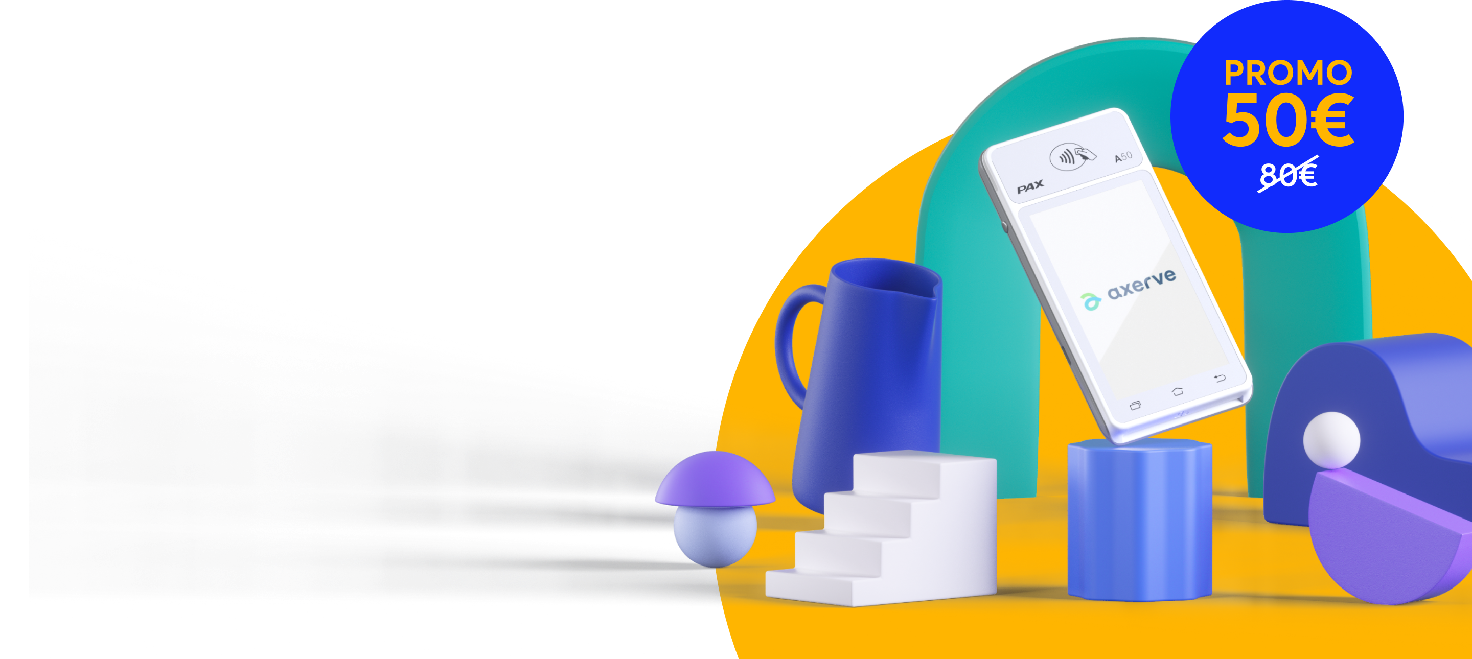 POS Mini su blocchi colorati